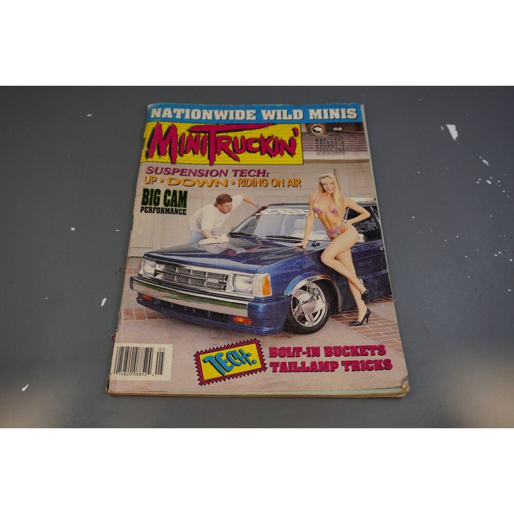 Vtg Mini Truckin Magazine May 1991 Mazda SCR8PM Linda Sobek Custom Mini Truck